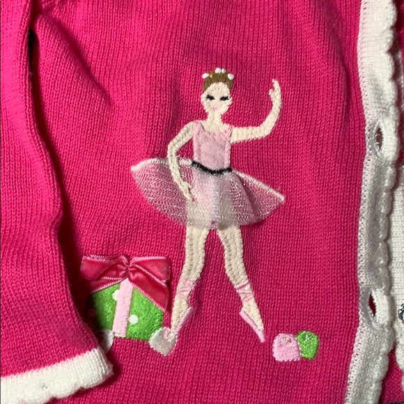 nutcracker pink sweater